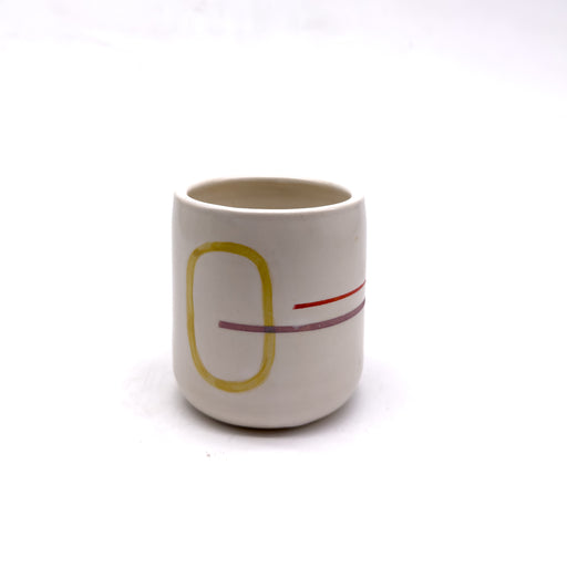 Color Block Mug No.2 -White Glaze