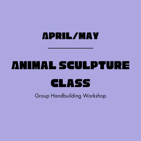 Animal Sculpture Class: Group Handbuilding Class
